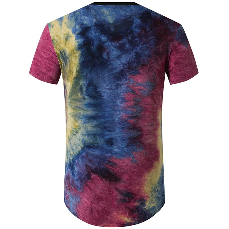 Tie Dyed Half Sleeve T-Shirt